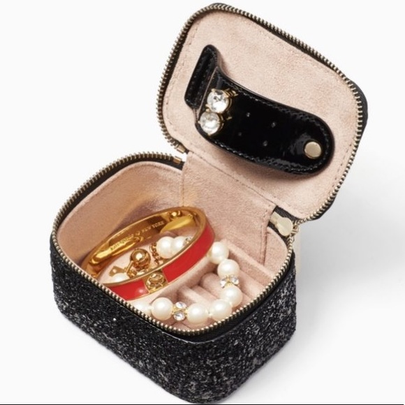 Kate Spade Jewelry Holder in Odette Glitter Black - Picture 8 of 8